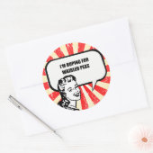 IK HOOP OP KRULERWTEN RONDE STICKER (Envelop)