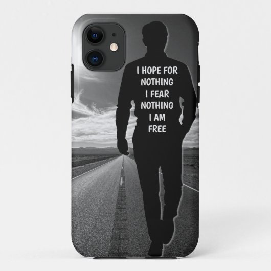 Ik hoop op niets motivatie citaten Case-Mate iPhone case (Achterkant)