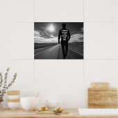 Ik hoop op niets motivatie citaten poster (Keuken)