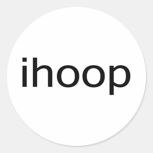 Ik hoop ronde sticker (Voorkant)