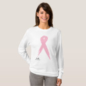 ik hoop - roze lint t-shirt (Voorkant volledig)