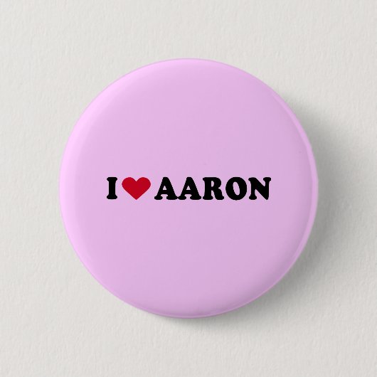 IK HOOP VAN AARON RONDE BUTTON 5,7 CM (Voorkant)
