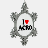 IK HOOP VAN ACRO TIN SNEEUWVLOK ORNAMENT (Links)