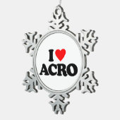 IK HOOP VAN ACRO TIN SNEEUWVLOK ORNAMENT (Rechts)