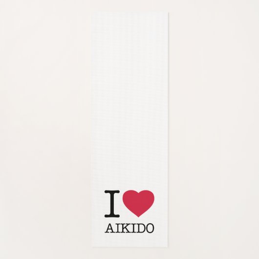 IK HOOP VAN AIKIDO YOGAMAT (Voorkant)