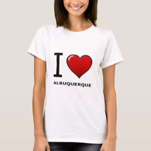 IK HOOP VAN ALBUQUERQUE, NM - NIEUW MEXICO T-SHIRT