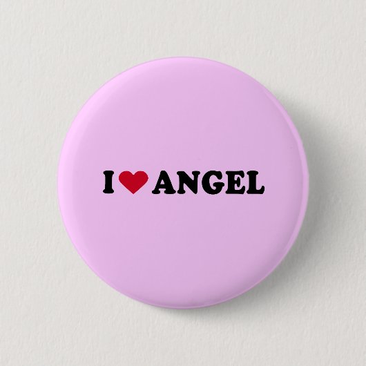 IK HOOP VAN ANGEL RONDE BUTTON 5,7 CM (Voorkant)