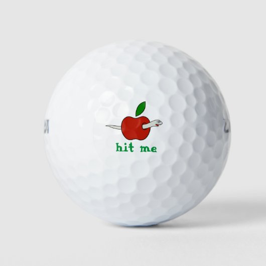 IK HOOP VAN APPLES GOLFBALLEN (Voorkant)