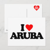 IK HOOP VAN ARUBA BRIEFKAART (Voorkant / Achterkant)