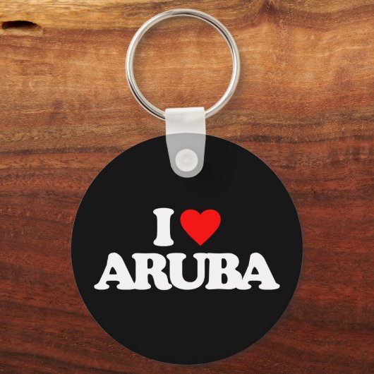 IK HOOP VAN ARUBA SLEUTELHANGER (Voorkant)