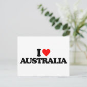 IK HOOP VAN AUSTRALIË BRIEFKAART (Staand voorkant)