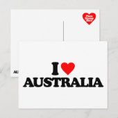 IK HOOP VAN AUSTRALIË BRIEFKAART (Voorkant / Achterkant)