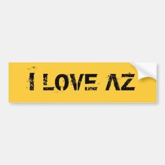 IK HOOP VAN AZ BUMPERSTICKER