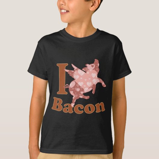 IK HOOP VAN BACON VANvarken T-shirt (Voorkant)