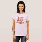 IK HOOP VAN BACON VANvarken T-shirt (Voorkant volledig)