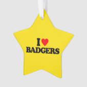 IK HOOP VAN BADGERS ORNAMENT (voorkant)