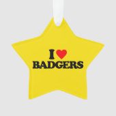 IK HOOP VAN BADGERS ORNAMENT (voorkant)