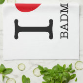 IK HOOP VAN BADMINISTRATON THEEDOEK (Gevouwen)