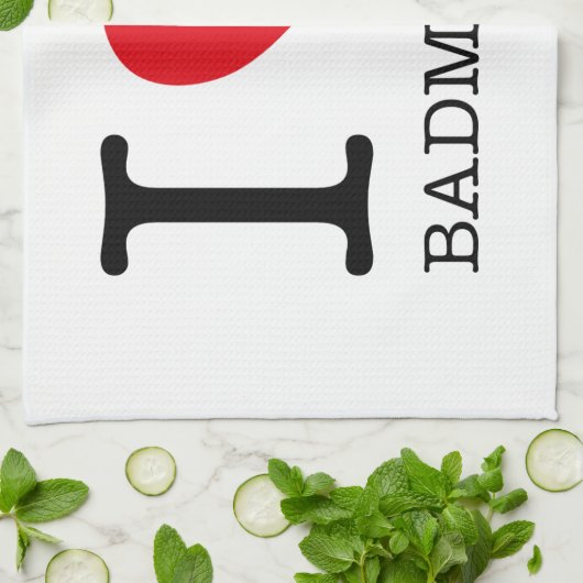 IK HOOP VAN BADMINISTRATON THEEDOEK (Gevouwen)