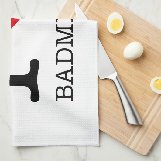 IK HOOP VAN BADMINISTRATON THEEDOEK (Quarter Fold)