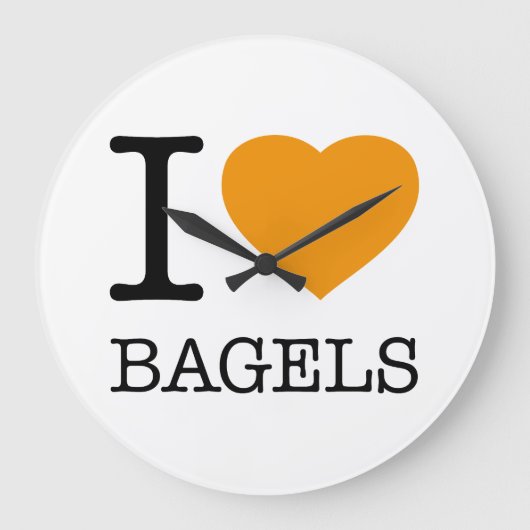 IK HOOP VAN BAGELS GROTE KLOK (Voorkant)