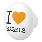 IK HOOP VAN BAGELS KERAMISCHE KNOP (Rechts)