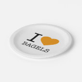 IK HOOP VAN BAGELS PAPIEREN BORDJE (Gekanteld)