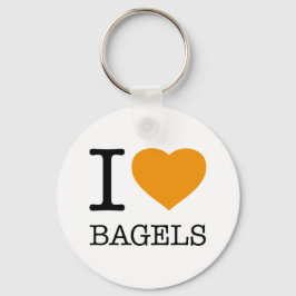 IK HOOP VAN BAGELS SLEUTELHANGER