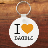 IK HOOP VAN BAGELS SLEUTELHANGER (Voorkant)