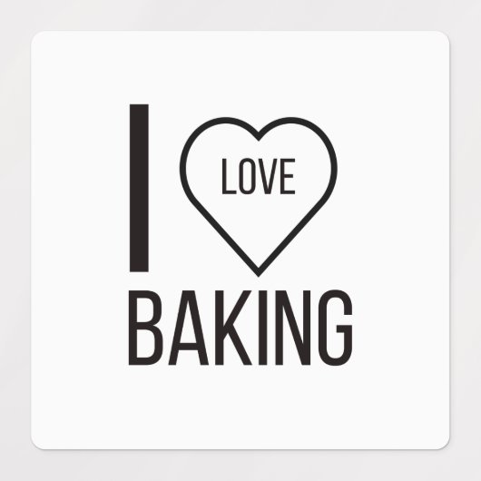 IK HOOP VAN BAKING LABELS (Design 1)