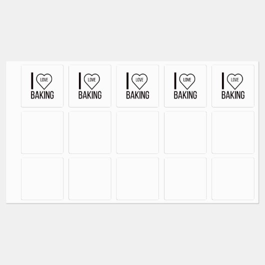 IK HOOP VAN BAKING LABELS (Vel)