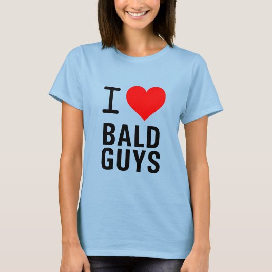 IK HOOP VAN BALD GUYS T-SHIRT (Voorkant)