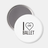 IK HOOP VAN BALLET MAGNEET (Voorkant / Achterkant)