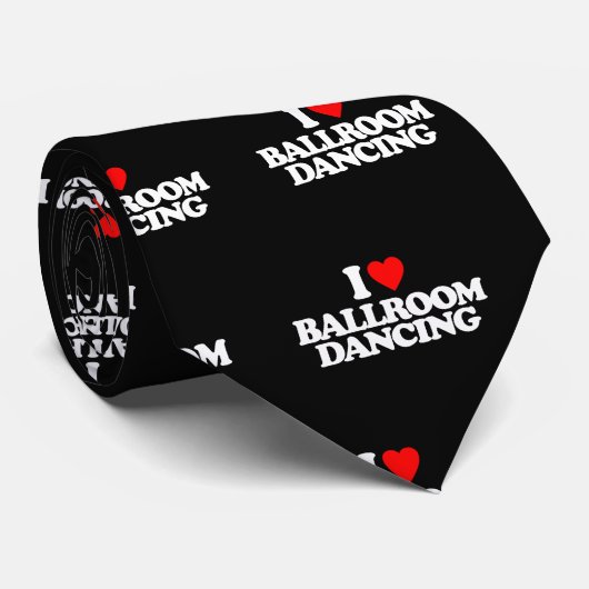 IK HOOP VAN BALLROOM DANCING STROPDAS (Opgerold)