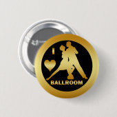 IK HOOP VAN BALLROOM RONDE BUTTON 5,7 CM (Voorkant /achterkant)