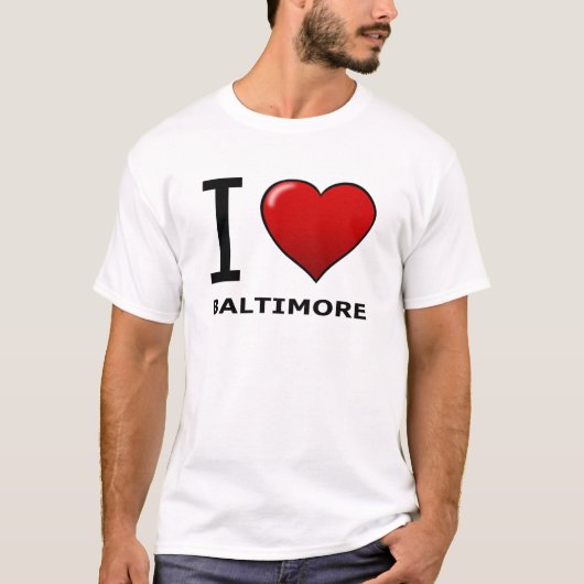 IK HOOP VAN BALTIMORE, MD - MARYLAND T-SHIRT (Voorkant)