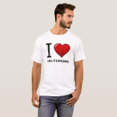 IK HOOP VAN BALTIMORE, MD - MARYLAND T-SHIRT (Voorkant volledig)