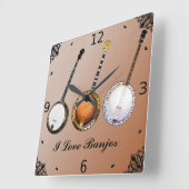 IK HOOP VAN BANJOS VIERKANTE KLOK (Hoek)