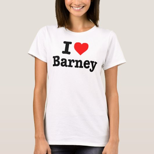 "IK HOOP VAN BARNEY" T-SHIRT (Voorkant)