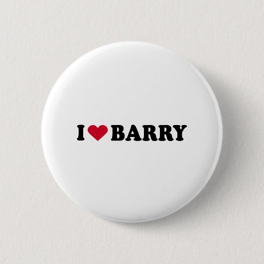 IK HOOP VAN BARRY RONDE BUTTON 5,7 CM (Voorkant)