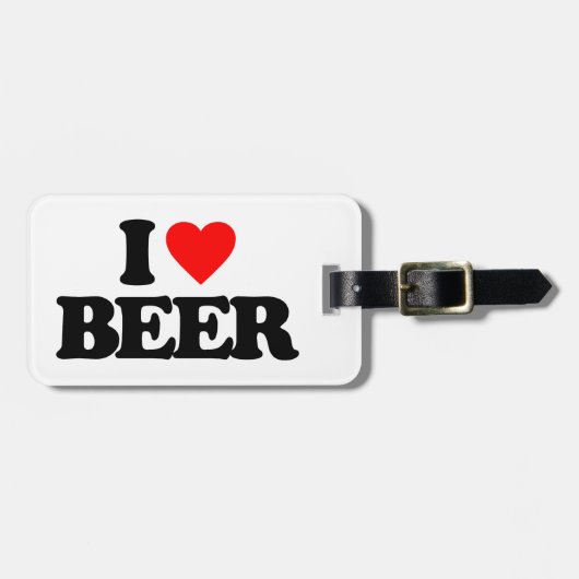 IK HOOP VAN BEER BAGAGELABEL (Voorkant horizontaal)