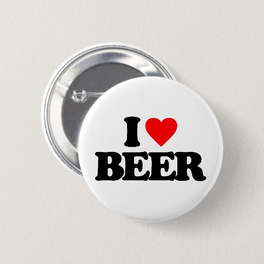 IK HOOP VAN BEER RONDE BUTTON 5,7 CM (Voorkant /achterkant)