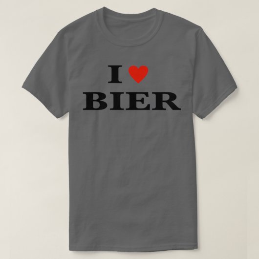 IK HOOP VAN BEER T-SHIRT (Design voorkant)