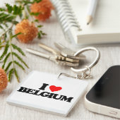 IK HOOP VAN BELGIË SLEUTELHANGER (Voorkant Rechts)