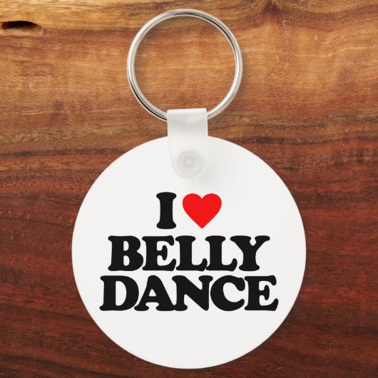 IK HOOP VAN BELLY DANCE SLEUTELHANGER (Voorkant)