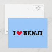 IK HOOP VAN BENJI BRIEFKAART (Voorkant / Achterkant)