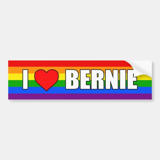 "IK HOOP VAN BERNIE" BUMPERSTICKER (Voorkant)