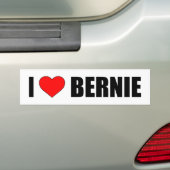 "IK HOOP VAN BERNIE" BUMPERSTICKER (Op auto)