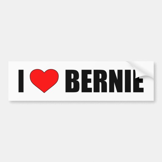 "IK HOOP VAN BERNIE" BUMPERSTICKER (Voorkant)