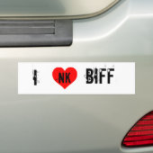IK HOOP VAN BIFF BUMPERSTICKER (Op auto)